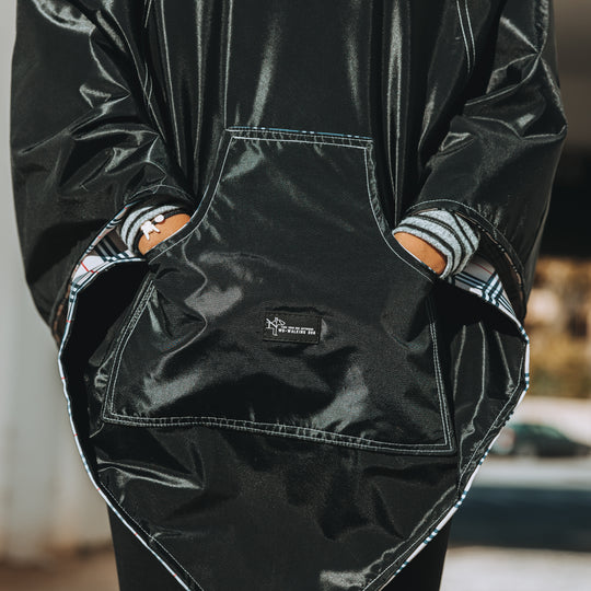 Raincoat turtle neck