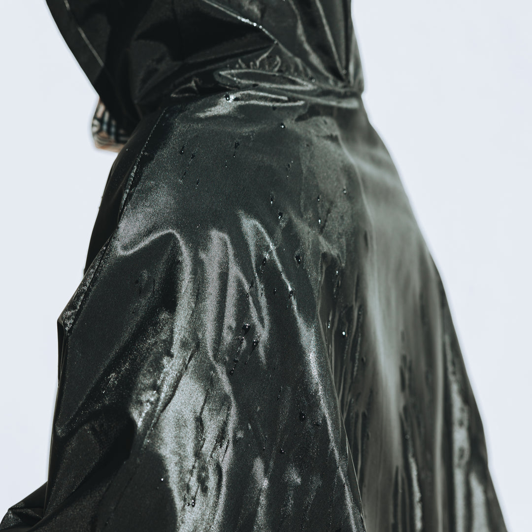 Raincoat turtle neck